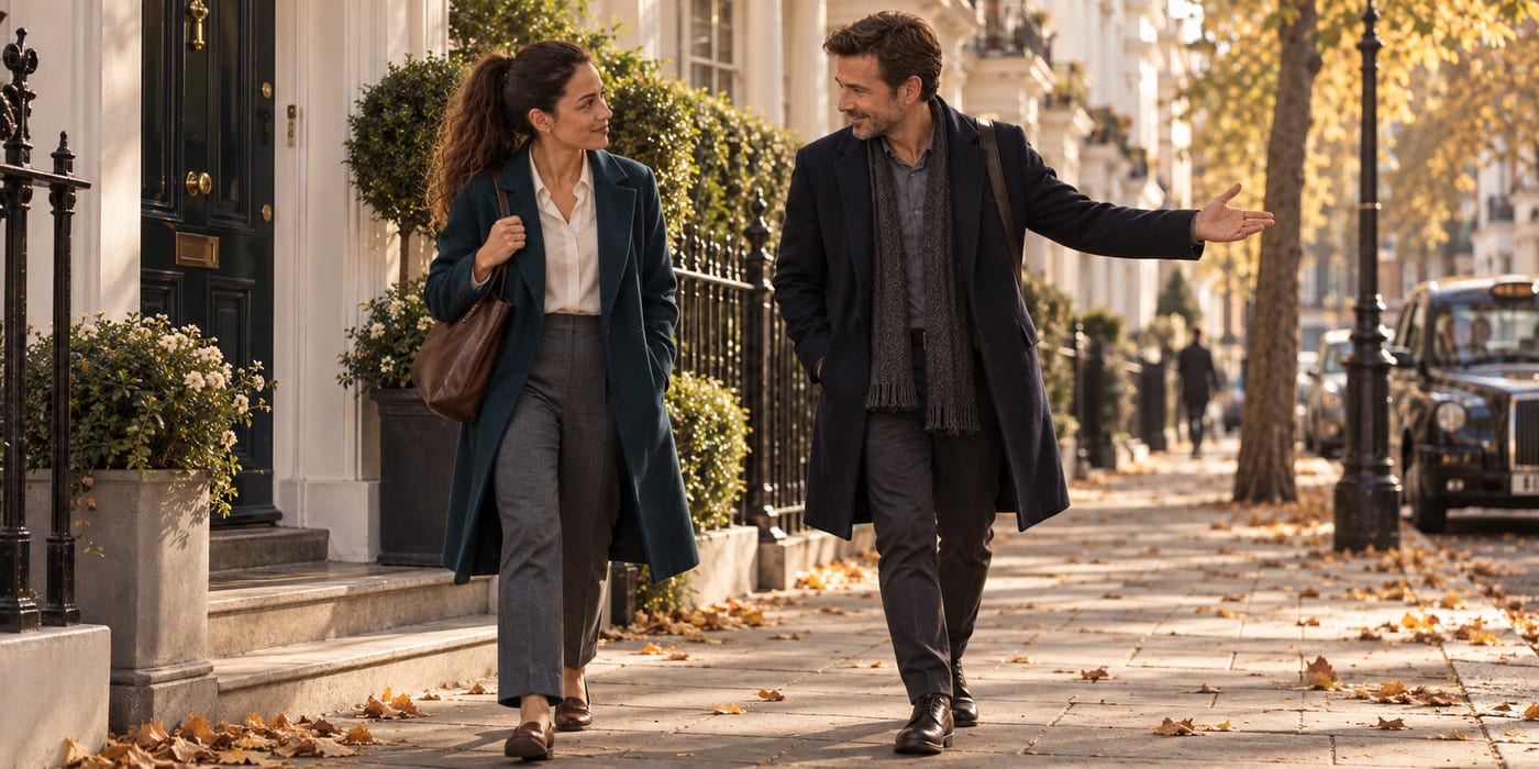 Nina and Tom setting off together on Thursday